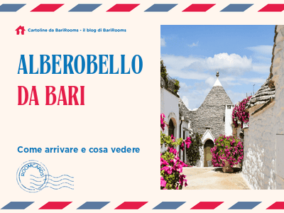 Alberobello da Bari e itinerario tra i trulli